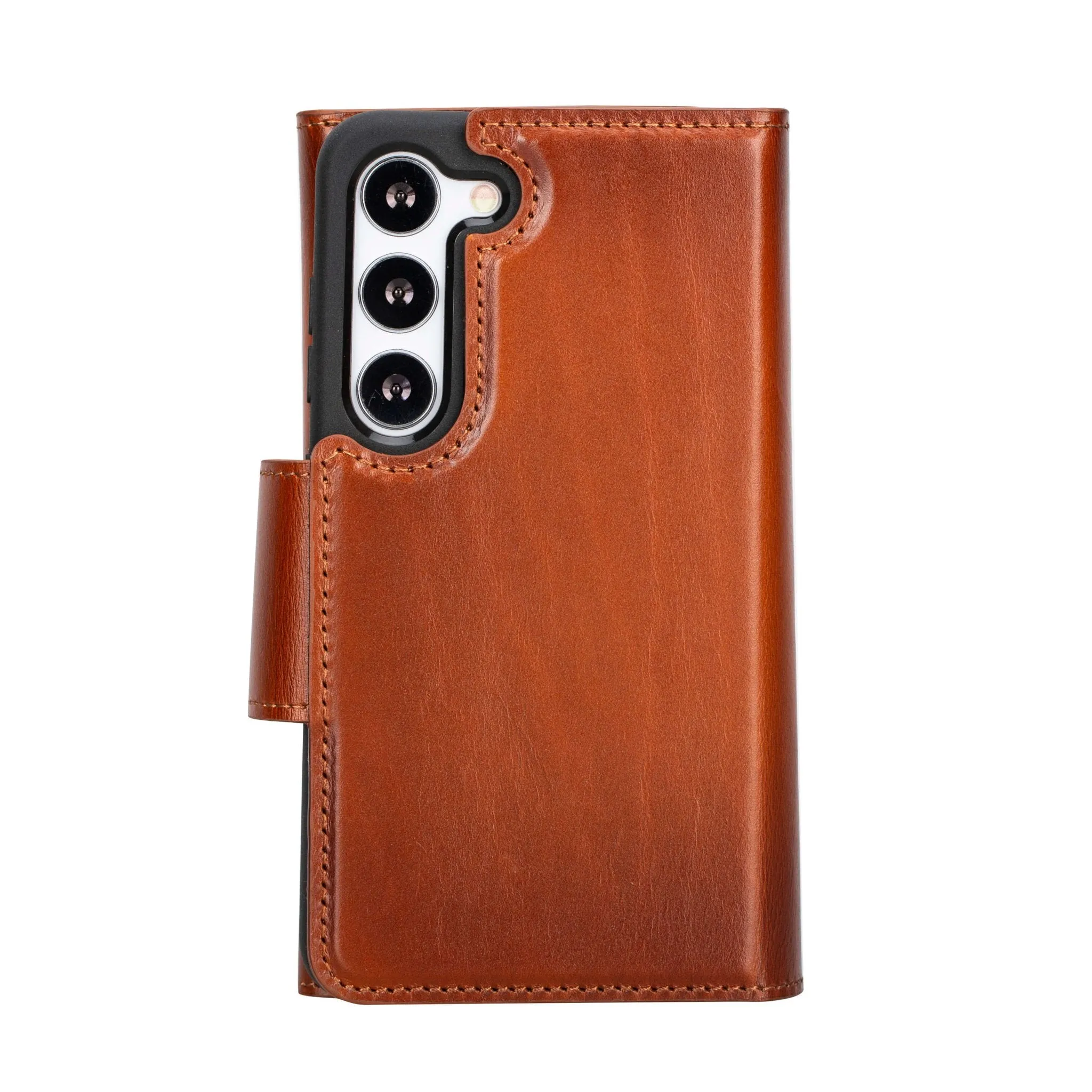 Tudor Samsung Galaxy S23 Wallet Case, Burnished Tan