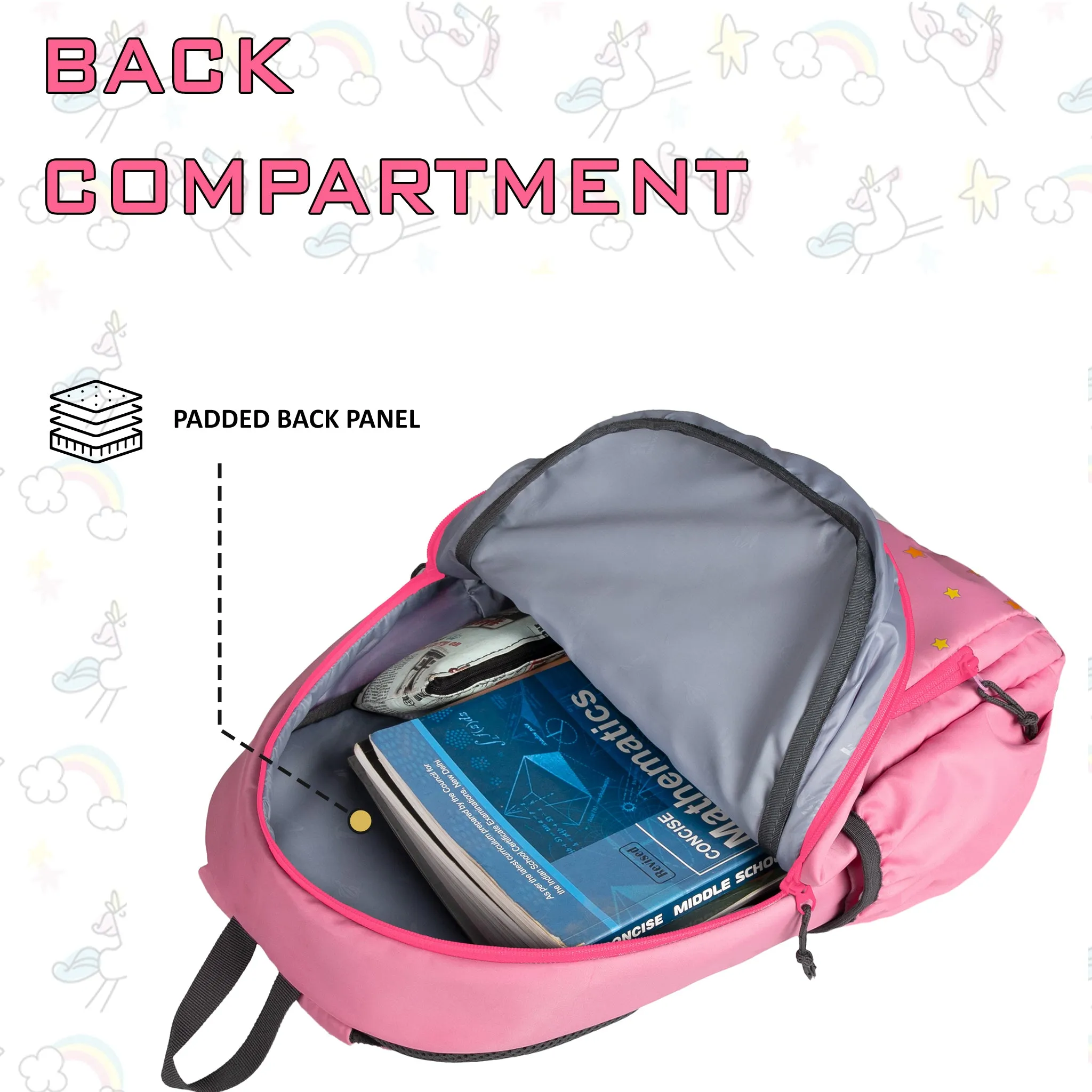 Unicorn 22L Pink Kids Backpack