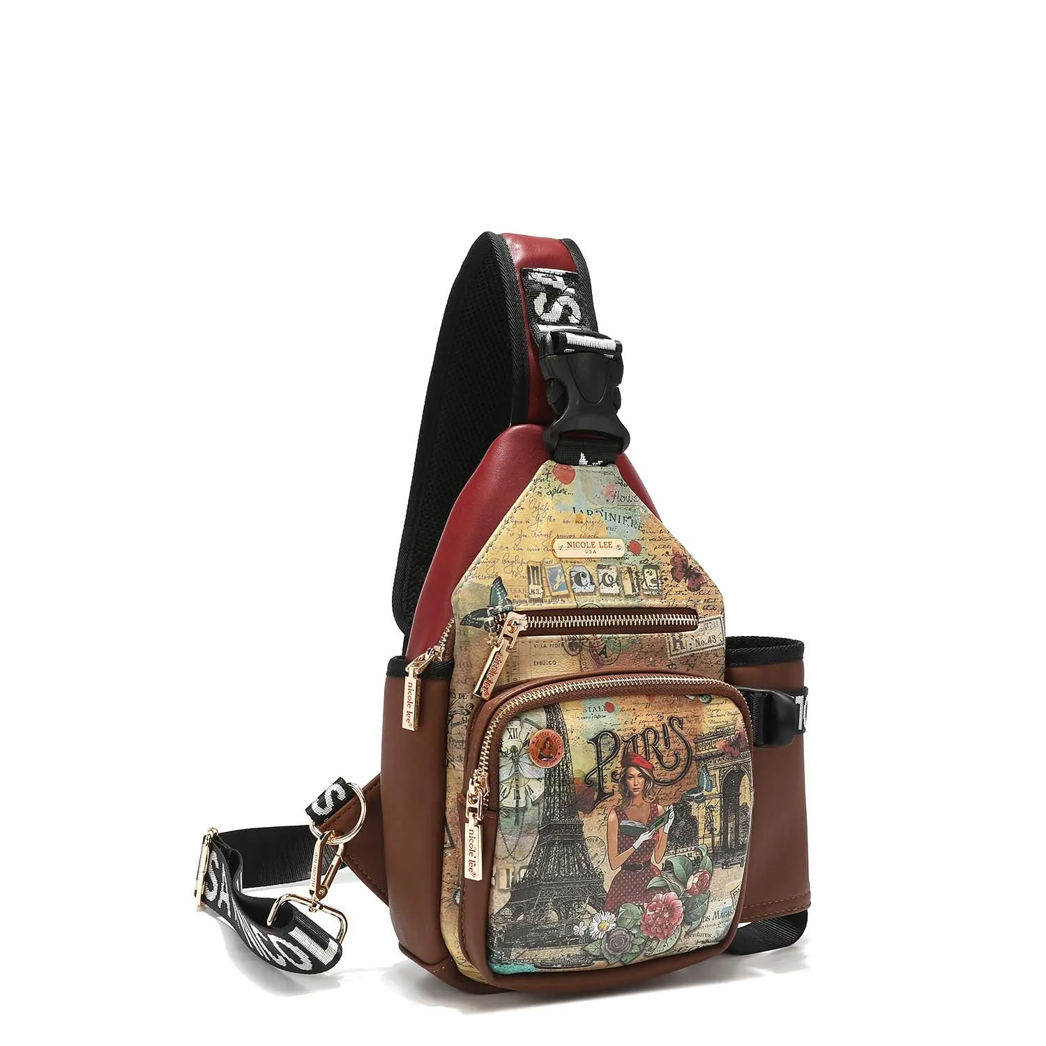 VALERIA SLING BACKPACK WITH BOTTLE HOLDER