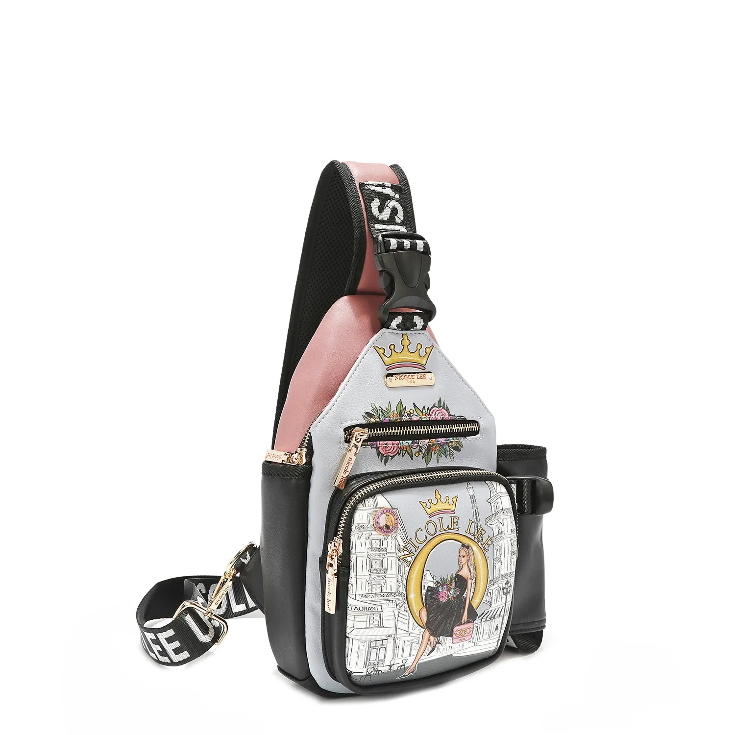 VALERIA SLING BACKPACK WITH BOTTLE HOLDER