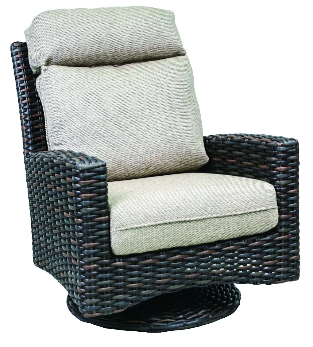 Ventura Outdoor Wicker Swivel Rocker