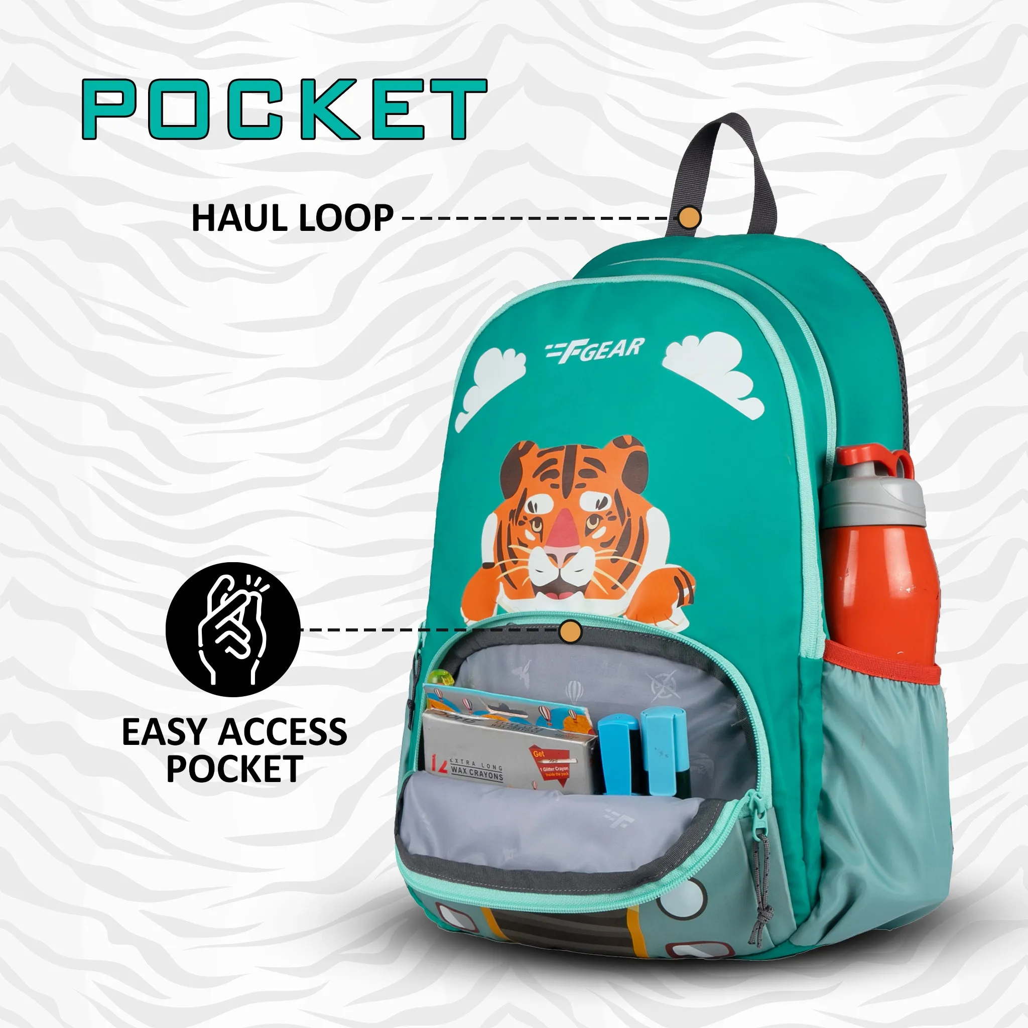 Whelp 16L Sea Green Kids Backpack