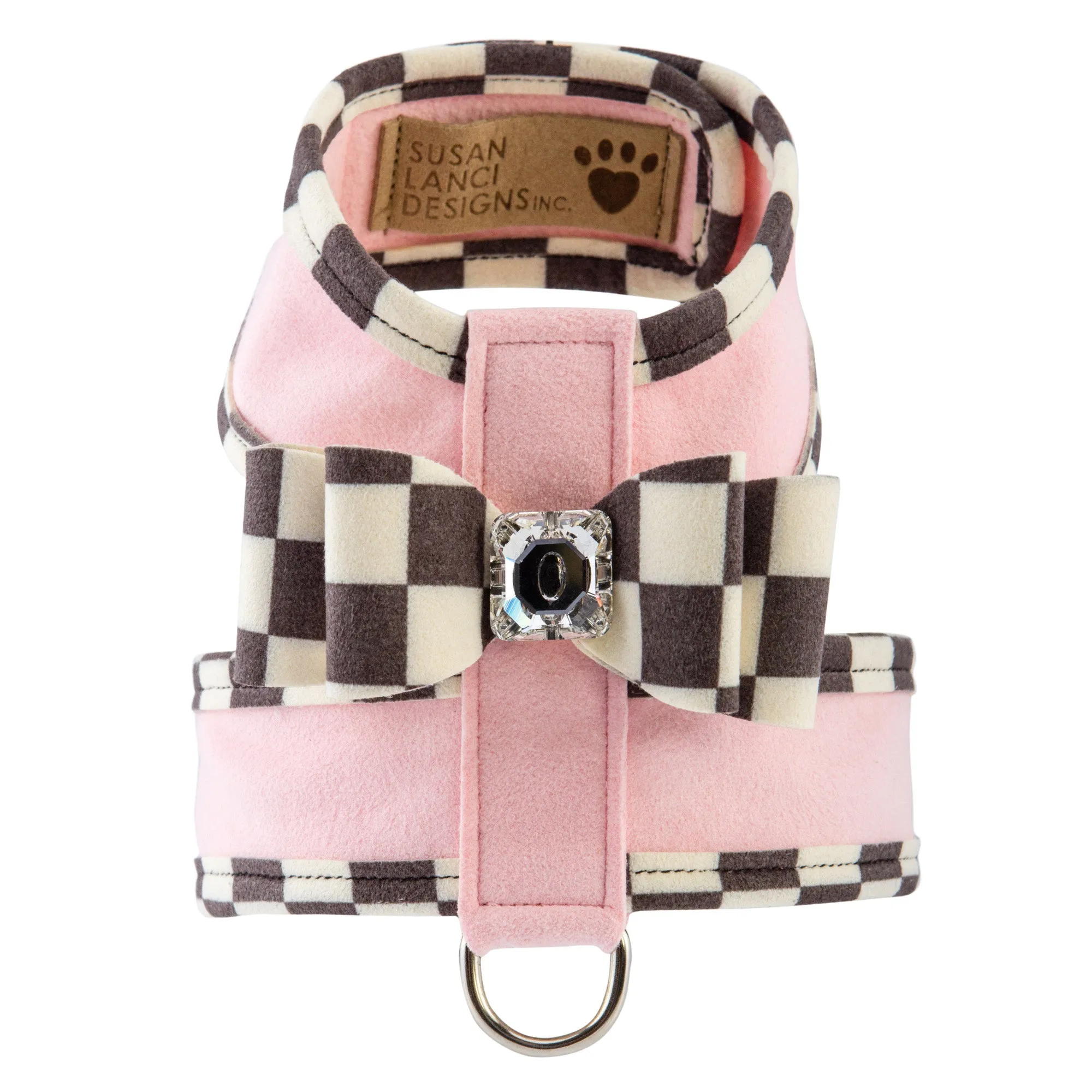 Windsor Check Big Bow Tinkie Harness with Windsor Check Trim